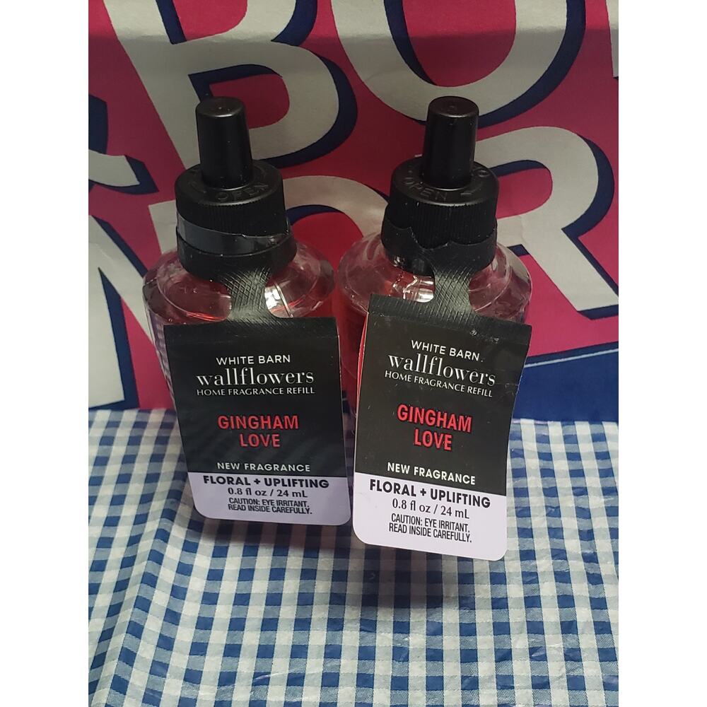 BBW Gingham Love FLORAL & UPLIFTING Wallflower Fragrance Refills
